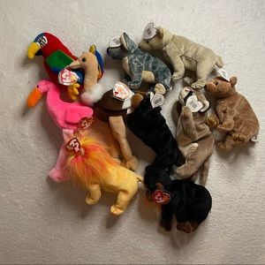 Beanie Baby Zoo Animal Lot